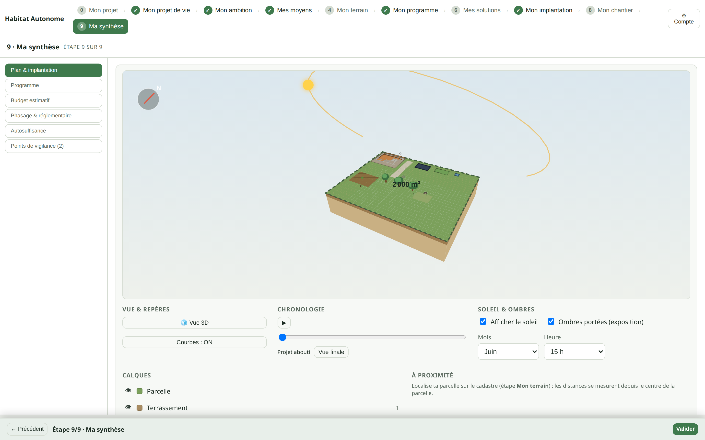 Ajustez votre plan-masse en 3D